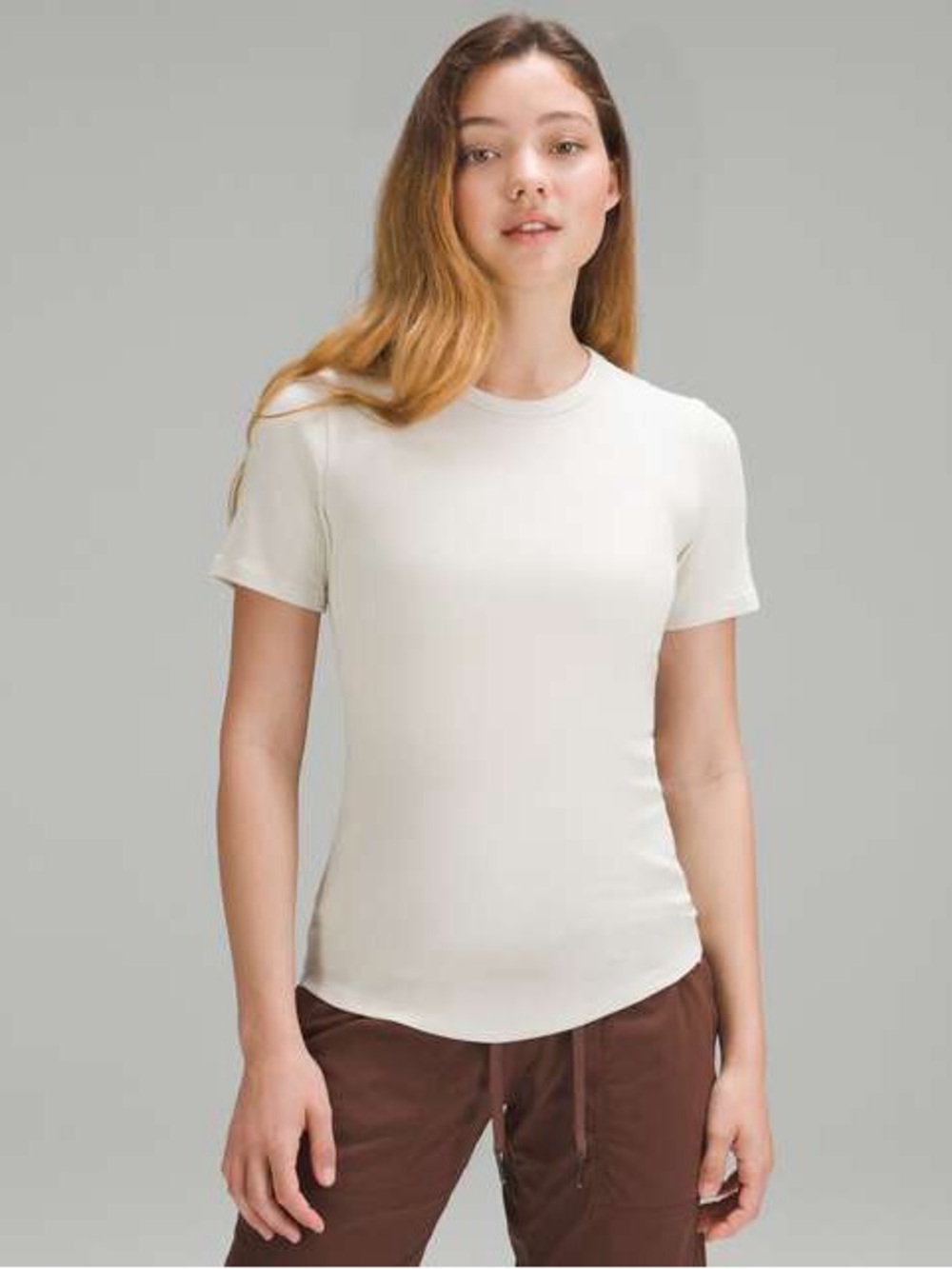 NWOT Lululemon Hold Tight Women’s Crewneck Short Sleeve Tee - White size 4
